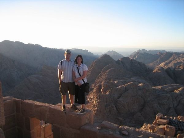 Jen and I atop Sinai
