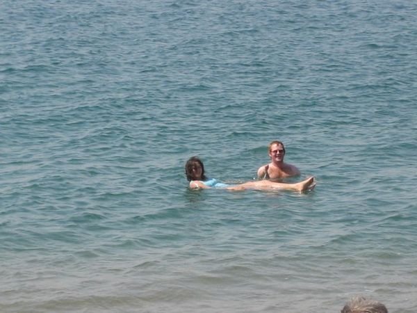 In the Dead Sea! 