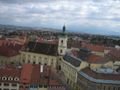 Sibiu from atop the Evangelical Cathedral