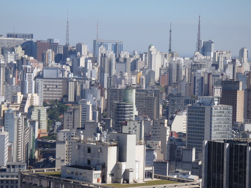 View from Santander Building -Sao Paulo