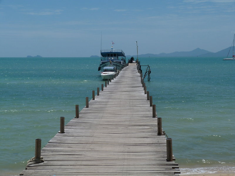 Pier to boat to Koh Phangnan
