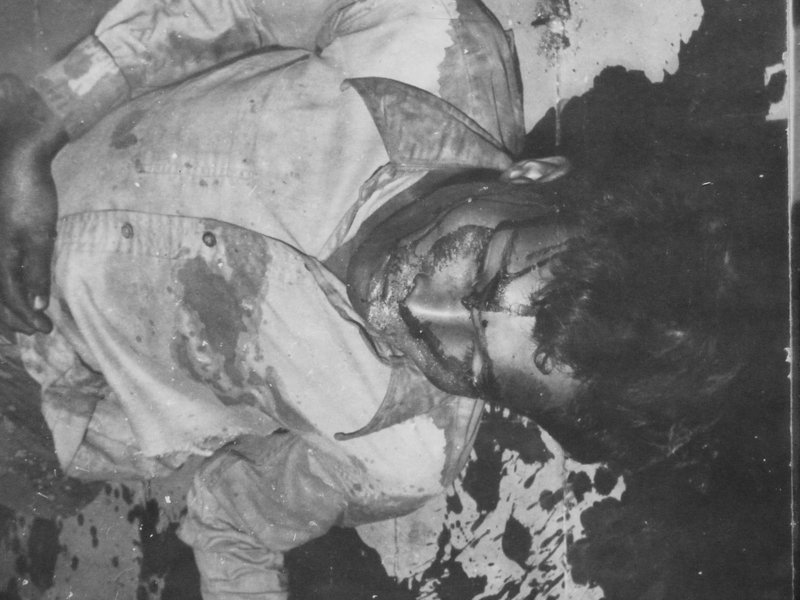 A prisoner tortured and killed