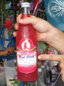 Sweet red cock juice.