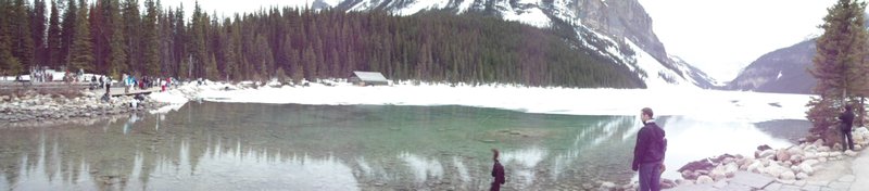 All the people at Lake Louise