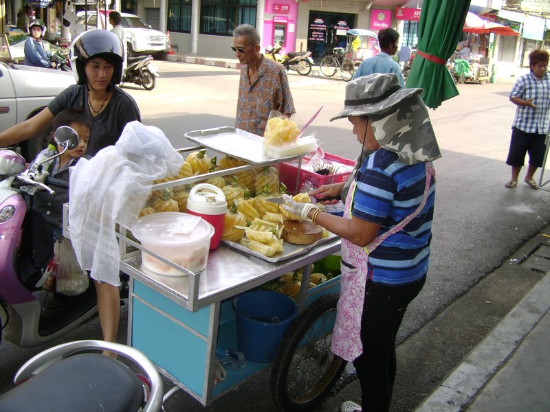 Typical thai food stall
