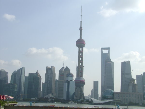 View of Pearl Tower from Huangpu
