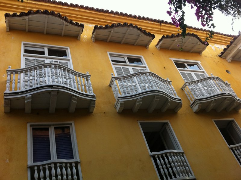 Building in old city Cartagena