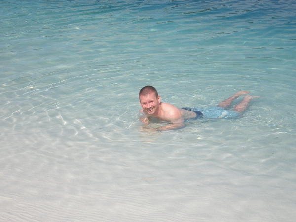 Tony Swimming on Fraser