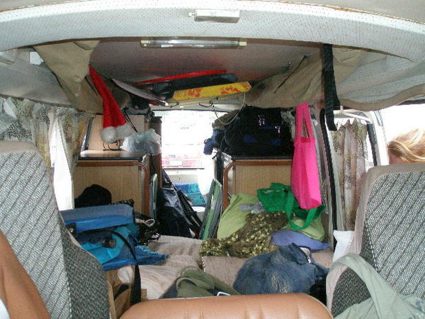 My van in a mess!!!!