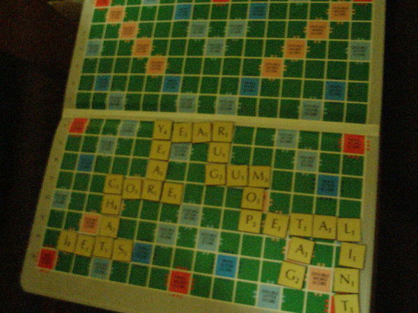 Poor try at scrabble!