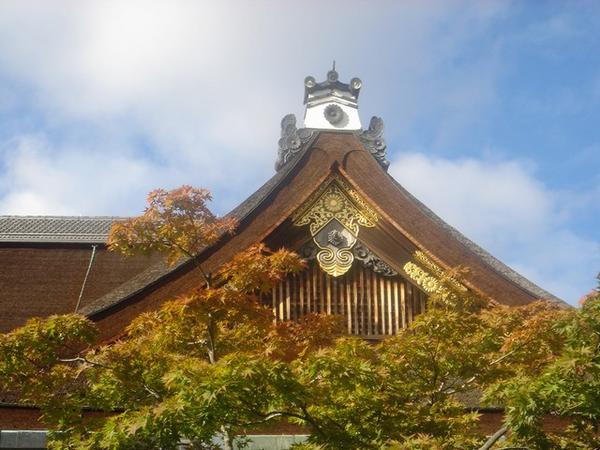 Gold Ornamentation on Roofline of Imperial Palace, Kyoto
