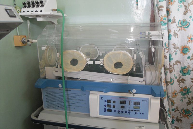 Only incubator in the hospital (but it didn't work)