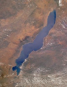Lake Malawi from space