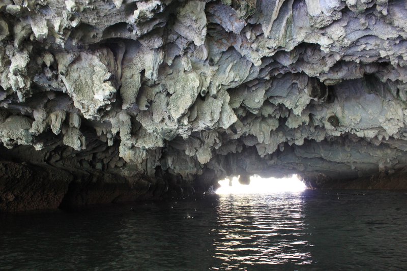 Kayaking in the cave