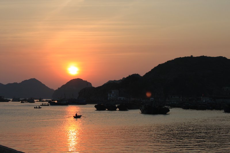 Another great sunset on Cat Ba