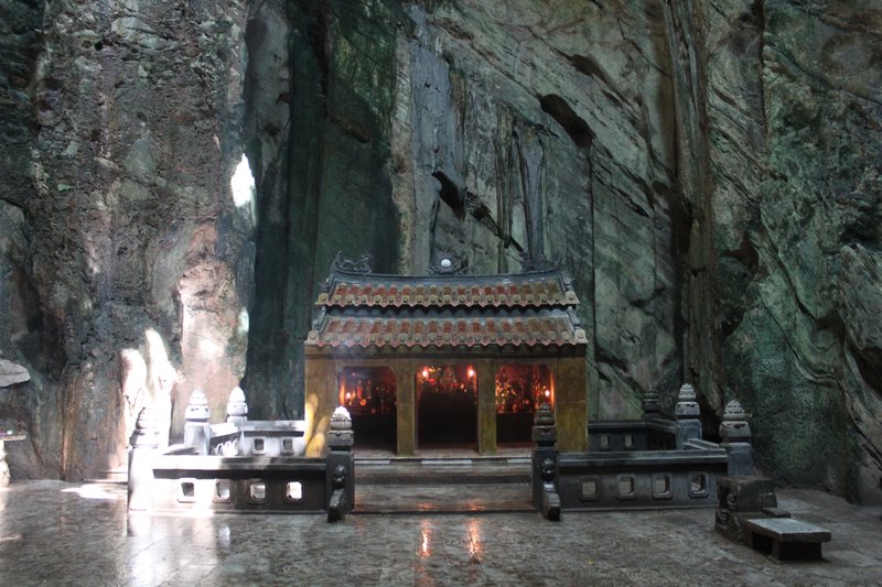 Temple/Shine within a cave