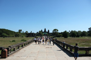 Road Leading to Angkor Wat