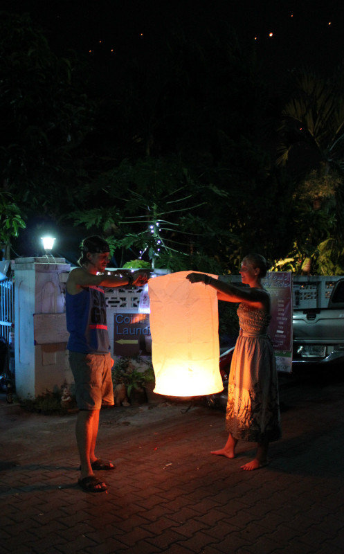 Us Letting Off Our Lantern