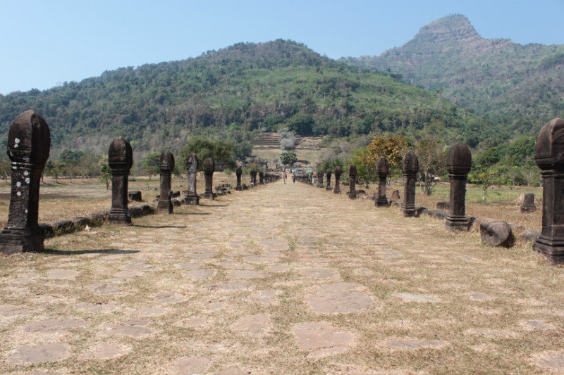 Path leading to Wat Phu