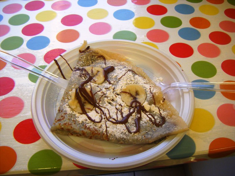 Crepe with Banana and Nutella