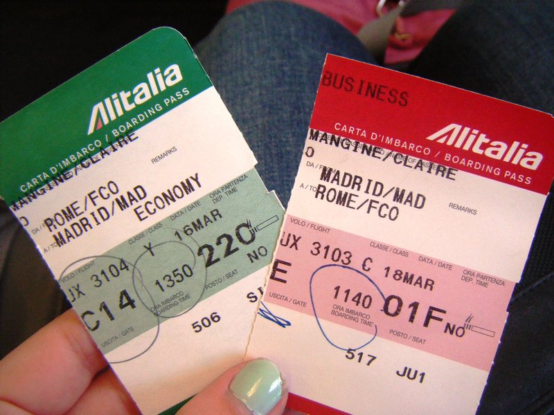 First Class to Rome