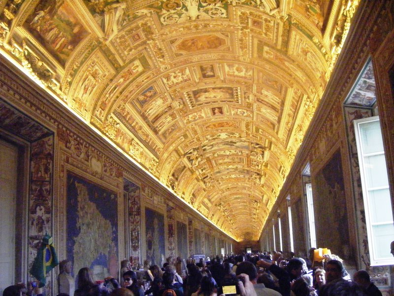 Walking to the Sistine Chapel