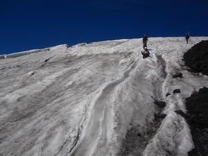 Glacier slide