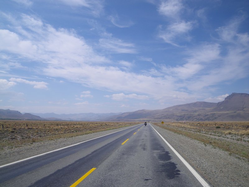 The road north of Lago Nahuel Huapi, Argentina