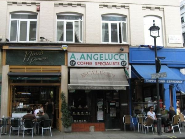 Streetside cafes