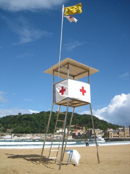 Lifeguard station, San Sebastian