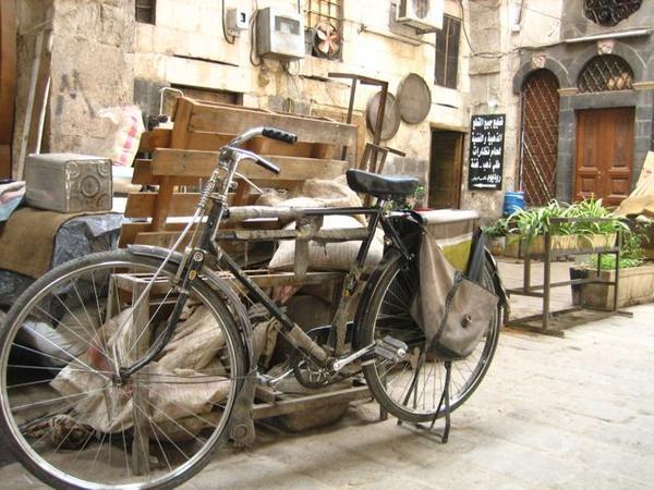 Bicycle in the Old City, Damascus
