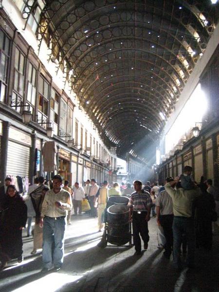 Sunlight in the souq, Damascus