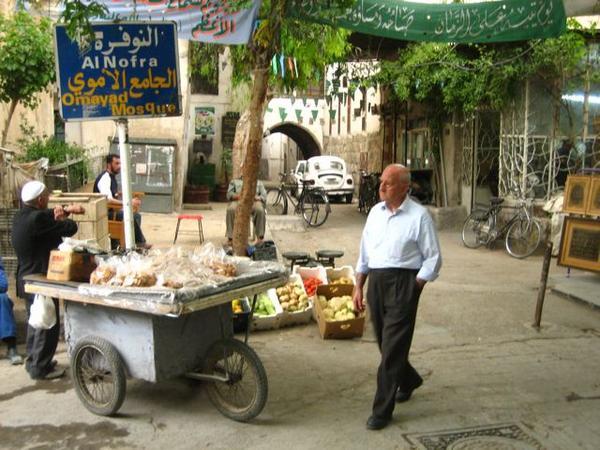 Street corner in Old City, Damascus