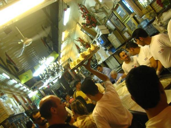 Bakdash ice cream parlor, Damascus