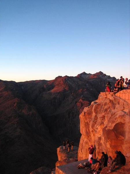 Watching the sunrise, Mt. Sinai