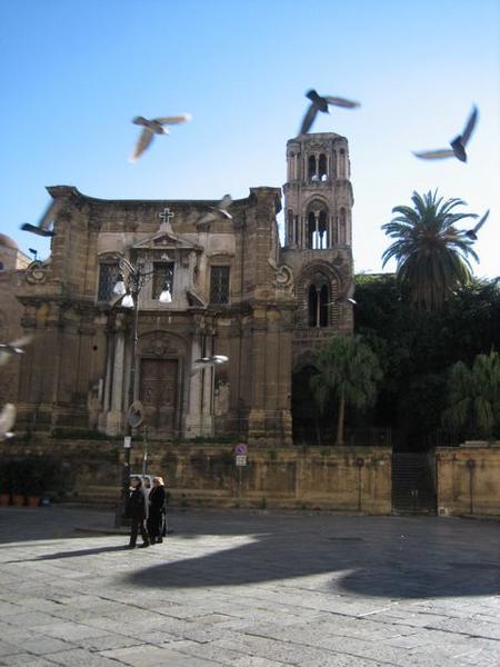 Church plaza, Palermo