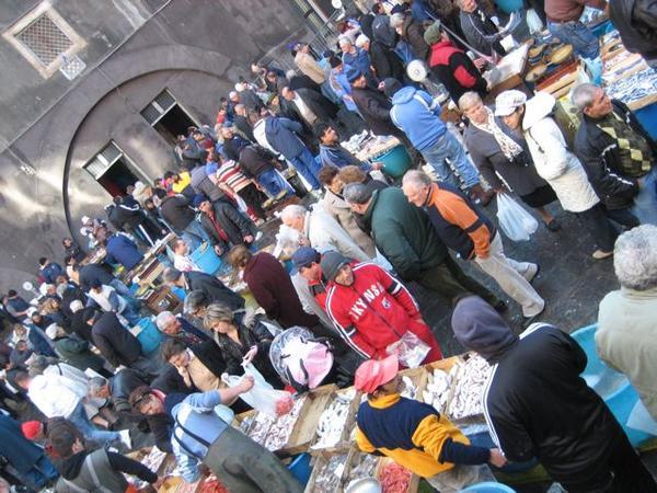 Fish market, Catania