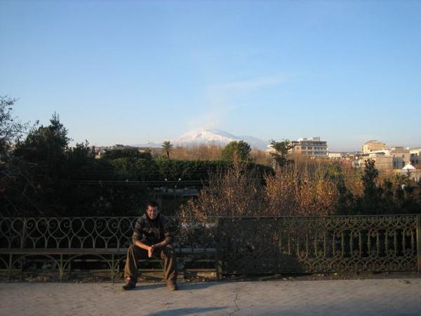Me in front of Etna, Catania