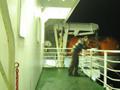 Killing time on the ferry to Tunis