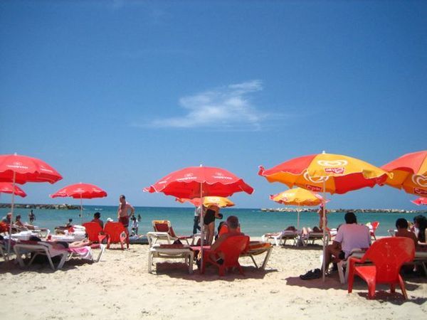 Beach umbrellas, Tel Aviv