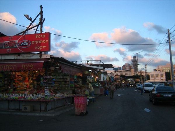 Dusk at the Carmel Market, Tel Aviv
