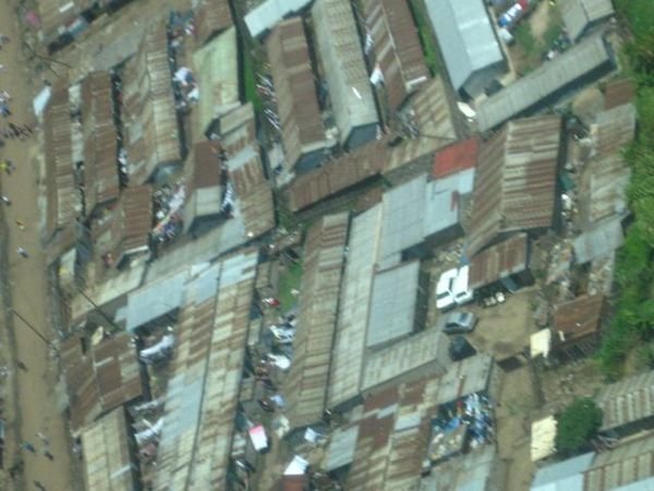 Kibera, as seen from above