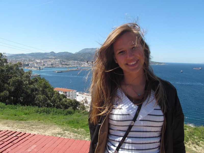 Me overlooking the Mediterranean in the Spanish city Ceuta.