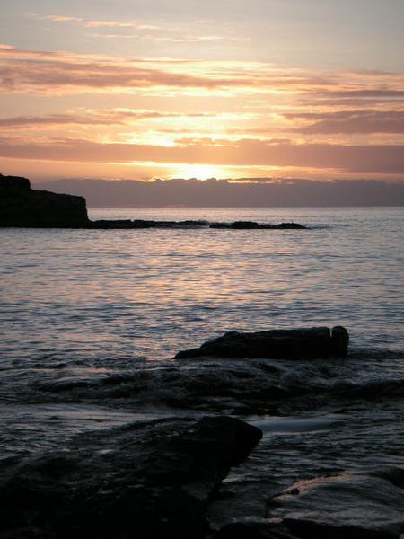 First sunset on Barefoot Island