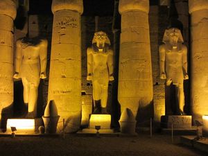 Luxor Temple Statues
