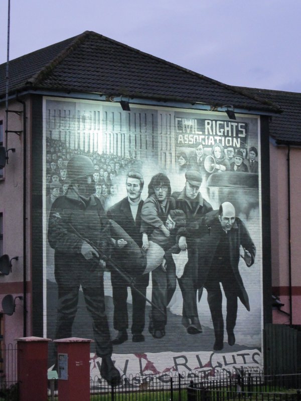 One of the War Murals in Derry