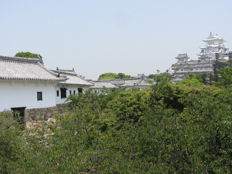 Himeji as seen from the West Annex