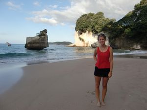 Jess at Cathedral Cove