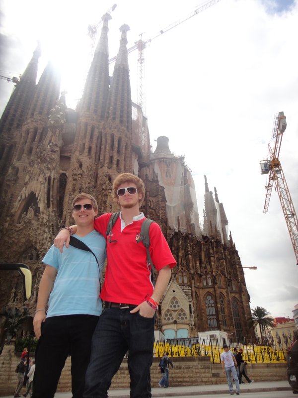 Jack and I, and the Sagrada Familia.