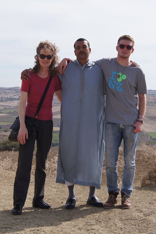 Mum, Hassan (our guide for the day), and myself.